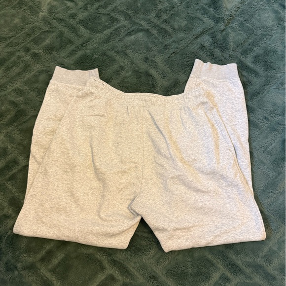 Grey Nike sweatpants with drawstring waist (minor tears pictured) - Picture 2 of 6